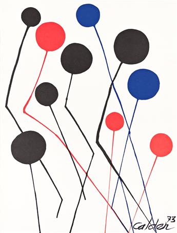 ALEXANDER CALDER Group of 4 color lithographs.